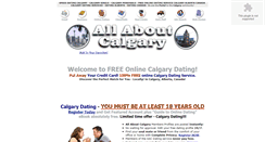 Desktop Screenshot of dating.allaboutcalgary.com