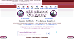 Desktop Screenshot of classifieds.allaboutcalgary.com